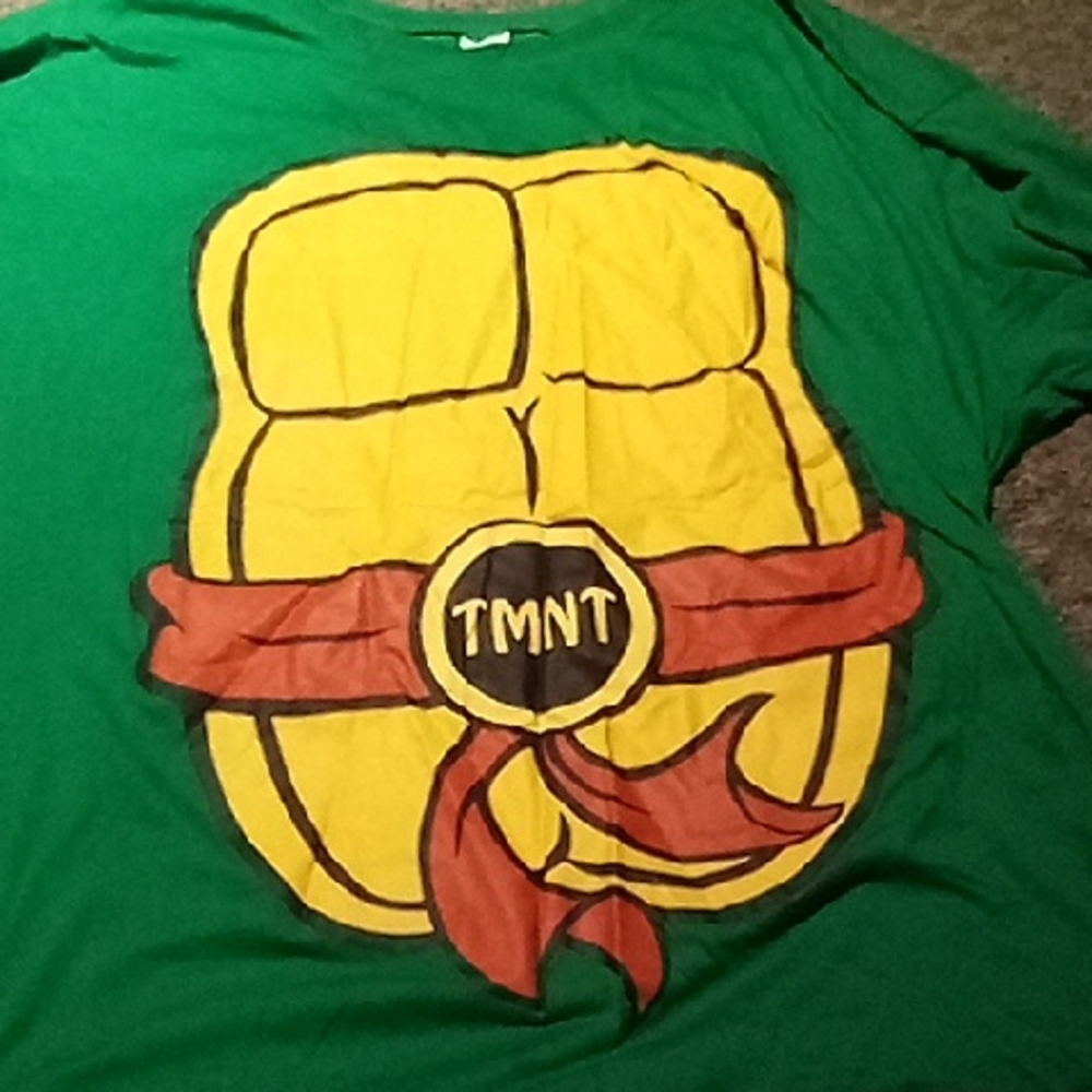 Mens XXL Green TMNT Teenage Mutant Ninja Turtles Shirt